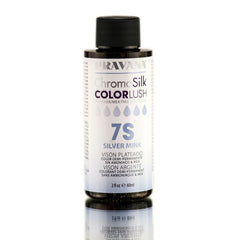 Pravana ChromaSilk ColorLush Demi Gloss 7S (Silver Mink) hair color 2 oz pure