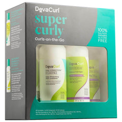 DevaCurl Super Curly Curls-on-the-Go Kit 4pc 3 fl oz travel care