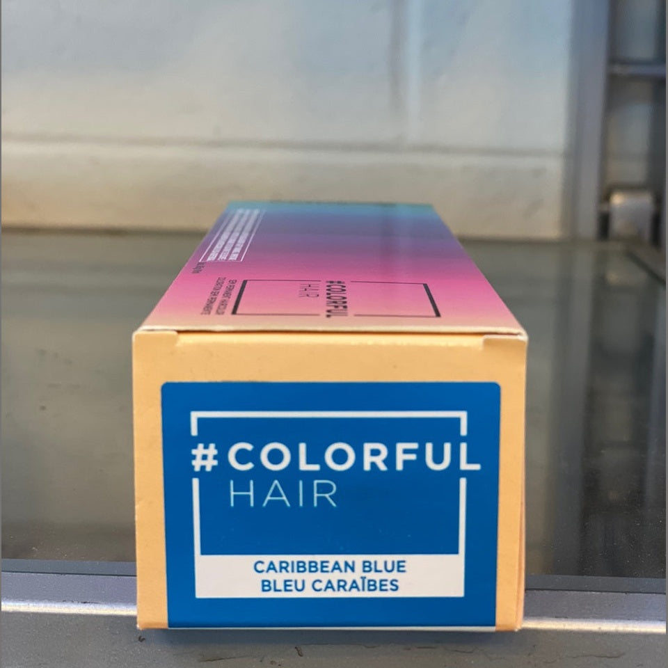 Loreal Colorful Semi-Permanent / Haircolor, 3 oz - Caribbean Blue fs