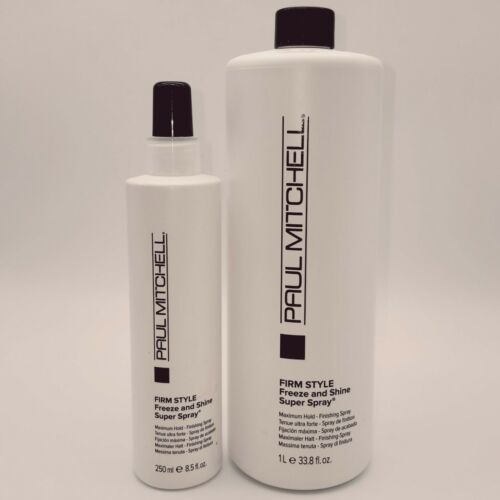Paul Mitchell / Freeze and Shine Spray 33.8 oz + 8.5 oz - [ Duo ]