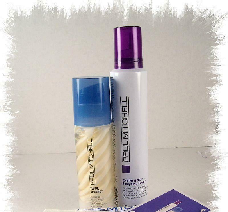 Paul Mitchell / Twirl Around & Extra Body Foam 6.7 oz - 2pc set ✔️ pure
