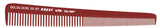 Krest Professional hair comb #50 7/1/2" RED 1PC