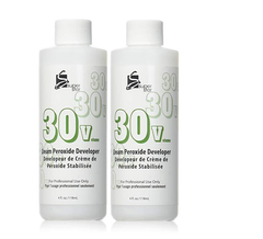 Super Star Stabilized Cream Peroxide Developer 30v 4oz (pack of 2)**