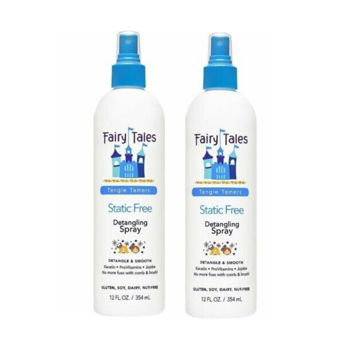 2-Pack Fairy Tales Static Free / Leave in Detangling Spray 12 oz sale