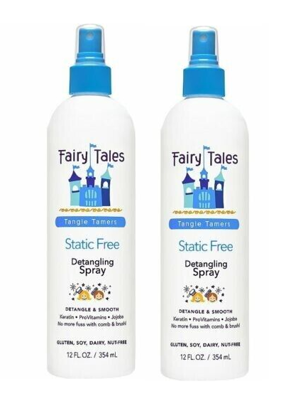 Fairy Tales Static Free / Leave in Detangling Spray 12 oz - Pack of 2 sale