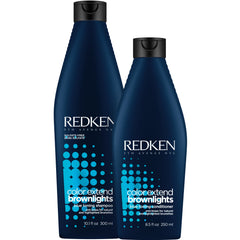 Redken Brownlights Shampoo 10.1 oz & Conditioner 8.5 oz DUO pure