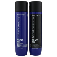 Matrix Total Results Brass Off Shampoo & Conditioner 10 oz Duo sv  pure