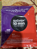 Matrix SoColor 10 Minute Permanent Hair Color & Developer Packettes 506N Light Brown Natural