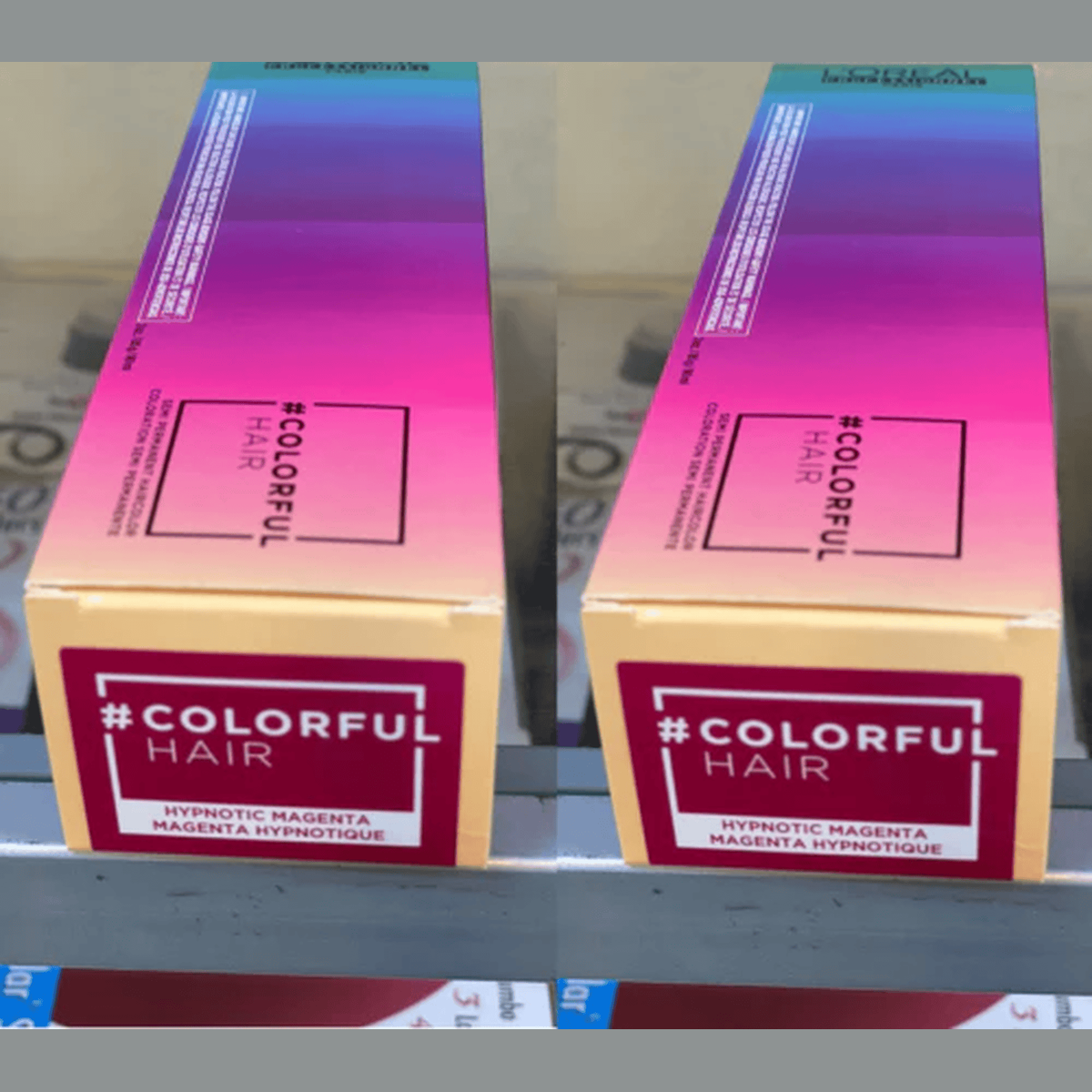 2-pack Loreal Colorful Semi-Permanent / Haircolor, 3 oz Hypnotic Magenta