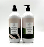 AG Hair Curl Fresh Shampoo & Conditioner Plant-Based Essentials 33.8 oz DUO