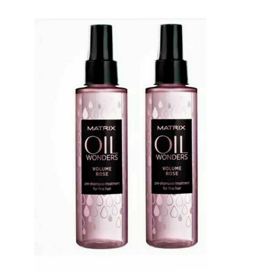 2 Pack - Matrix Oil Wonders / Volume Rose Pre Shampoo Treatment : 4.2 oz sale