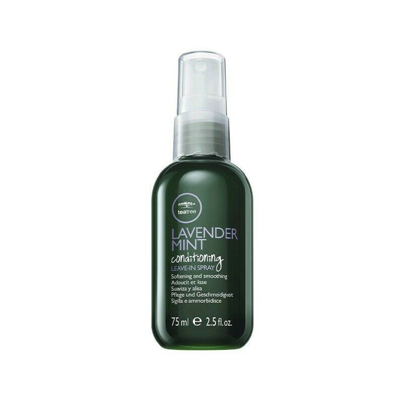 Paul Mitchell Tea Tree Lavender Mint Leave-In Spray 2.5 oz travel bottle with pump dispenser