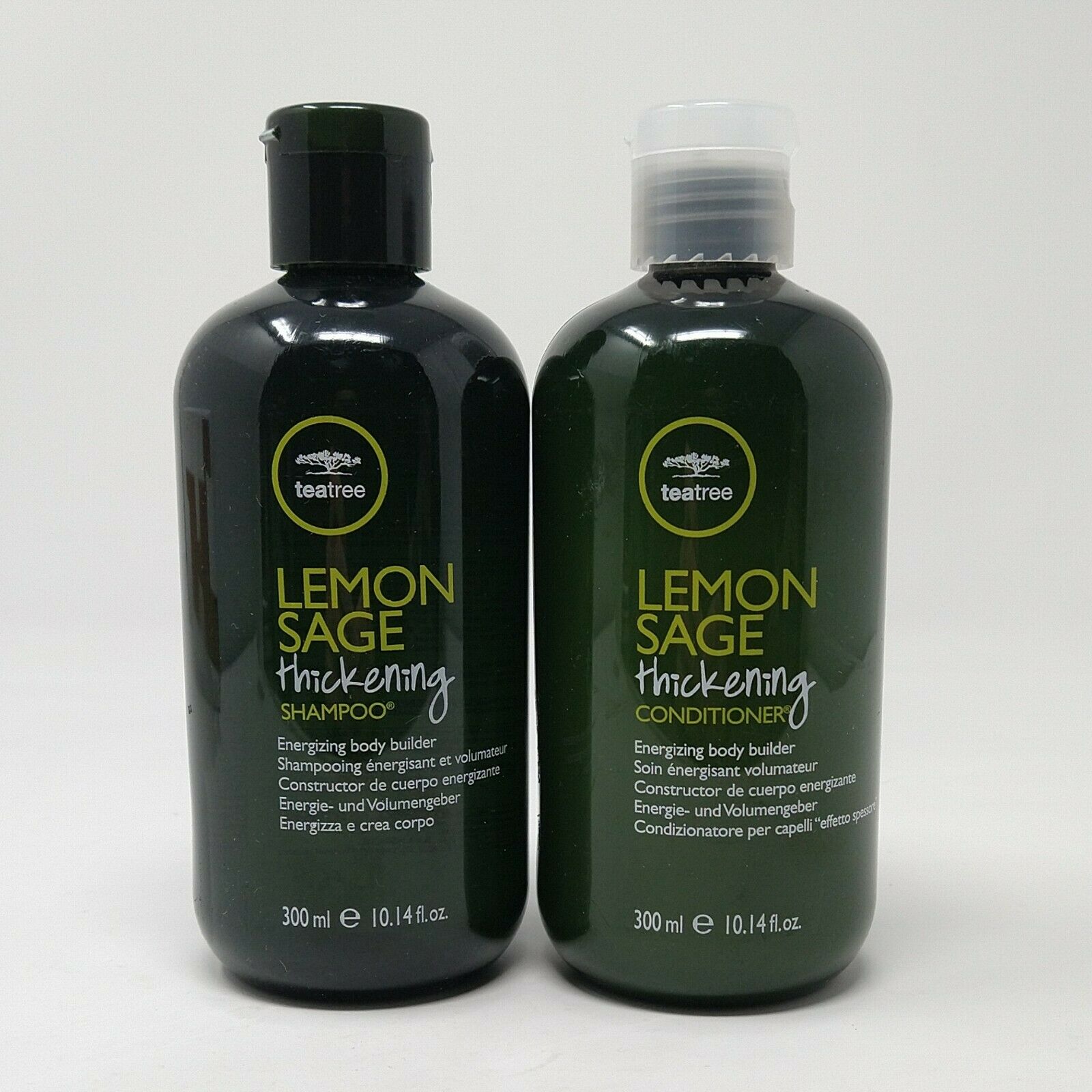 Paul Mitchell Tea Tree Lemon Sage Shampoo and Conditioner duo set for thickening hair volume