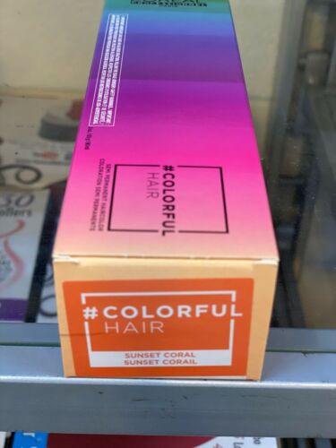 Loreal Colorful Semi-Permanent / Haircolor, 3 oz - Sunset Coral fs