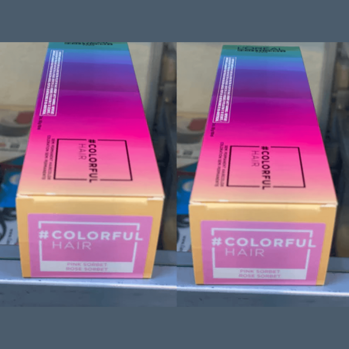2-pack Loreal Colorful Semi-Permanent / Haircolor, 3 oz Pink Sorbet