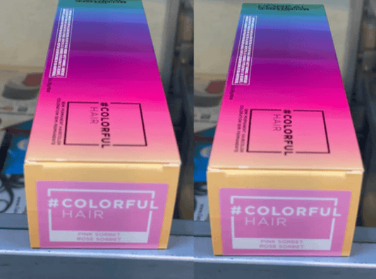 2-pack Loreal Colorful Semi-Permanent / Haircolor, 3 oz Pink Sorbet