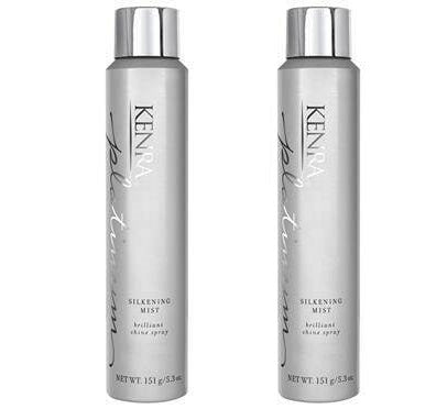 2-pack Kenra Platinum / Silkening Mist Hair spray 5.3 oz