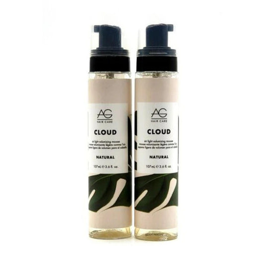 2-pack AG Hair Natural / CLOUD Air Light Volumizing Mousse, 3.6 oz