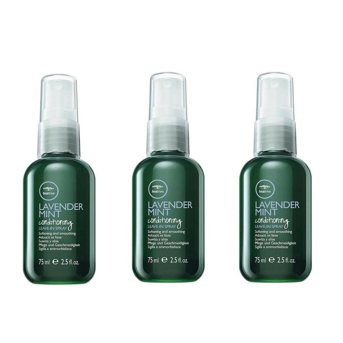 Paul Mitchell Tea Tree Lavender Mint Leave-In Spray 3-pack travel size