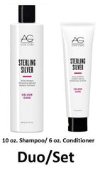 AG Hair Sterling Silver Toning Shampoo 10 oz & Conditioner 6 oz Duo pure