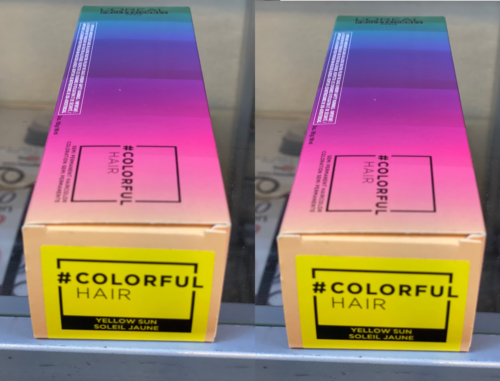 2-pack Loreal Colorful Semi-Permanent / Haircolor, 3 oz Yellow Sun