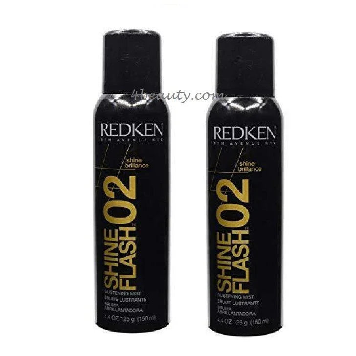 2-pack Redken Shine / Flash 02 Glistening Mist, 4.4 oz pure fs✔️