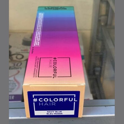 Loreal Colorful Semi-Permanent / Haircolor, 3 oz - Navy Blue fs