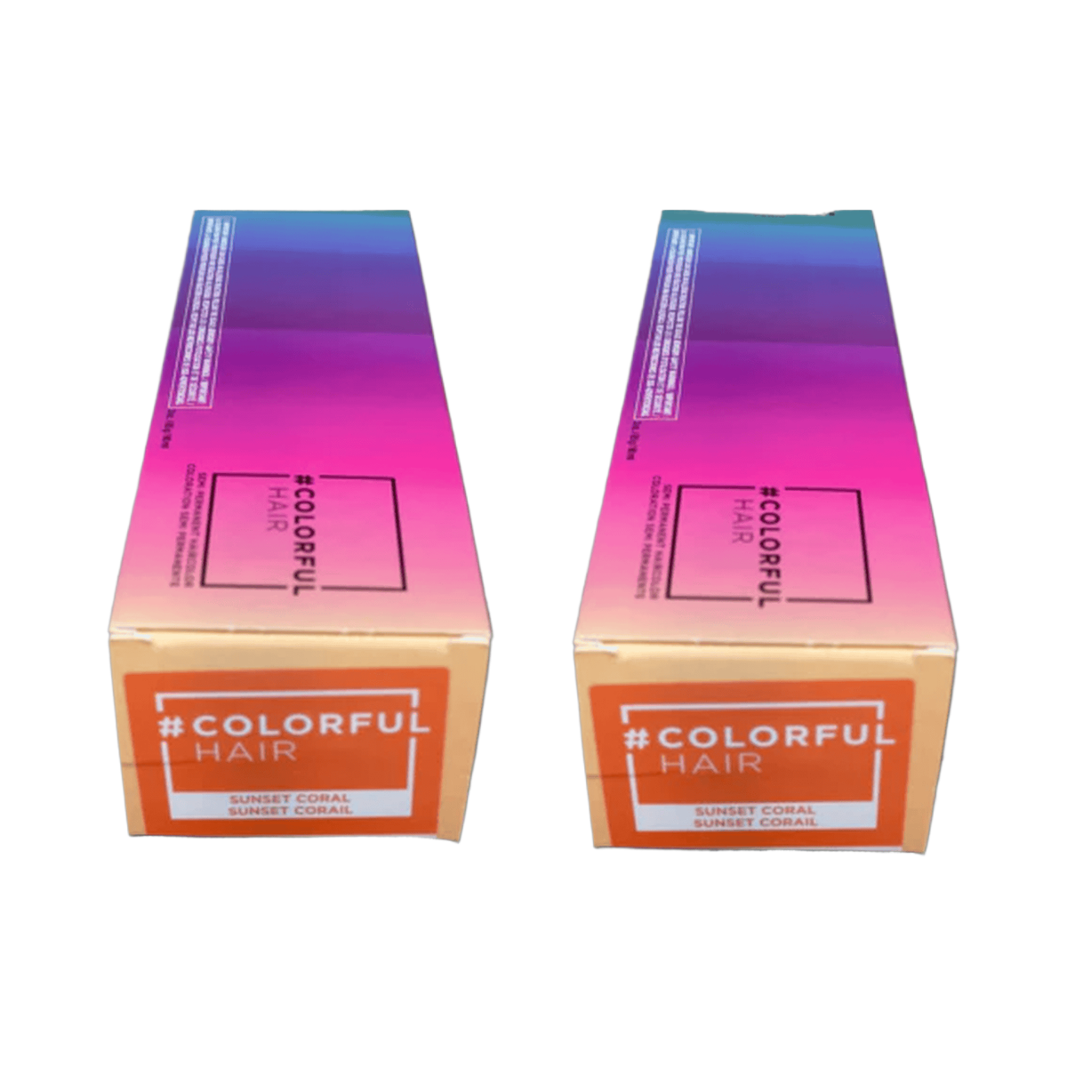 Loreal Colorful Semi-Permanent/ Haircolor, 3 oz Sunset Coral 2-pack