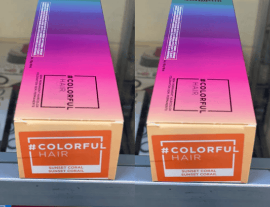2-pack Loreal Colorful Semi-Permanent/ Haircolor, 3 oz Sunset Coral
