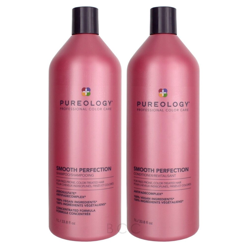 Pureology Smooth / Perfection Shampoo & Conditioner 33.8 oz DUO nwpk - pure