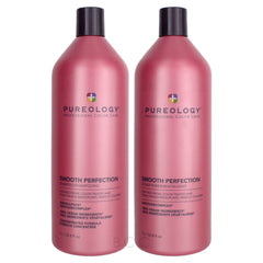Pureology Smooth Perfection Shampoo & Conditioner 33.8 oz DUO new package pure