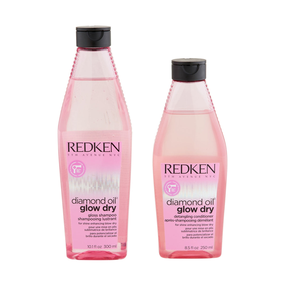 Redken Diamond Oil / Glow Dry - Gloss Shampoo & Conditioner (10.1 oz/8.5 oz) DUO sale fs