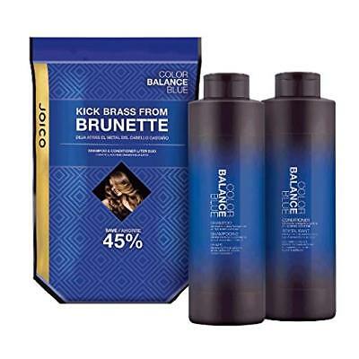 Joico Color Balance BLUE Shampoo and Conditioner [33 oz] Duo pure