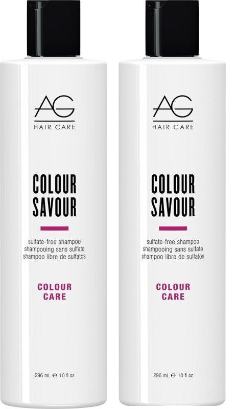 2-PACK AG Hair Colour Savour Sulfate-Free / Shampoo 10 oz fs