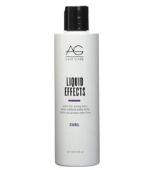 AG Hair Curl Liquid Effects Extra-Firm Styling Lotion 8 oz pure