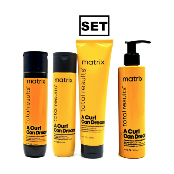 Matrix Total Results / A Curl Can Dream Shampoo & Conditioner + Mask + Light Gel