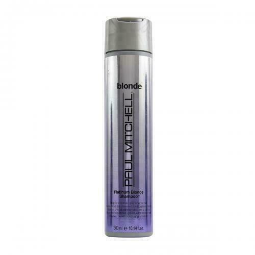 Paul Mitchell Platinum Blonde Shampoo bottle with purple liquid for color-treated hair