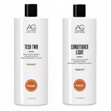 AG Hair Care Tech Two Protein-Enriched Shampoo & Conditioner Light Duo 33.8 oz.*