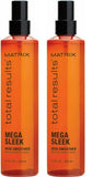 Matrix Total Results Mega Sleek Iron Smoother  Spray 8.5 oz( Pack of 2)