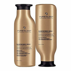 Pureology Nanoworks Gold Shampoo & Conditioner 9 oz Duo pure