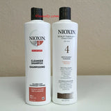 Nioxin System 4 Cleanser and Scalp Therapy Conditioner 16.9 oz DUO