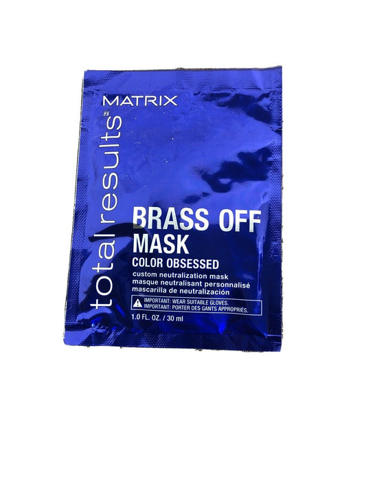 Matrix Brass Off Color Depositing Neutralization / Hair Mask, 1 oz travel fs