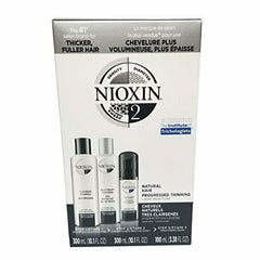 Nioxin System Starter Kit 2 Cleanser, Scalp Therapy, Scalp Treatment (10+10+3oz) 3pc