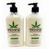 Hempz Pure Herbal Original Extracts Body Moisturizer 17oz (Pack of 2)
