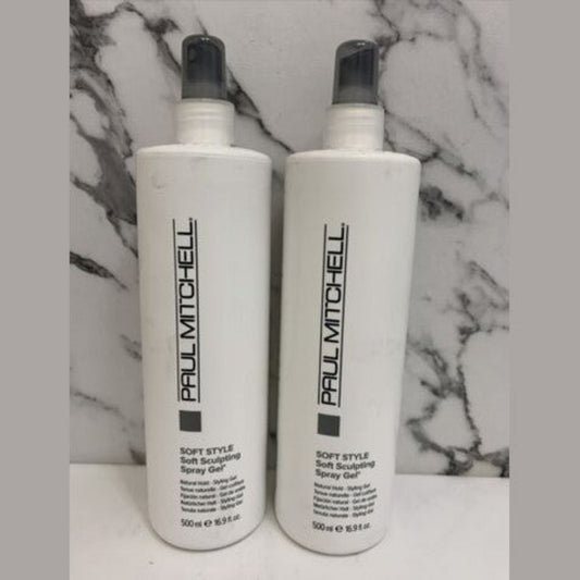 2-Pack Paul Mitchell / Soft Sculpting Spray Gel 16.9 oz pure