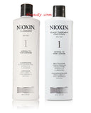 Nioxin System 1 Cleanser &Scalp Therapy Conditioner 16.9 oz DUO