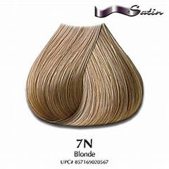 Satin hair color Nutural 7N Blonde Cover Gray 3 oz pure