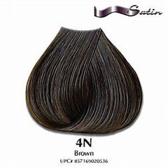 Satin hair color Nutural 4N Brown Cover Gray 3 oz pure