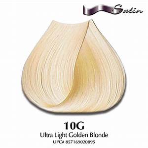 Satin hair color 10G Ultra Light Golden Blonde: 3oz
