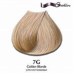 Satin hair color 7G Golden Blonde 3 oz care type